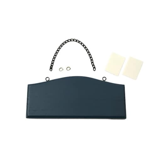 木製ボード ブルー 185×80mm