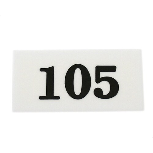UP357−105 番号プレート 105