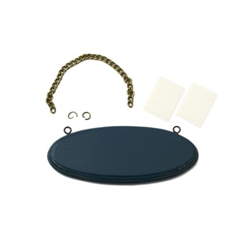 木製ボード ブルー 152×62mm