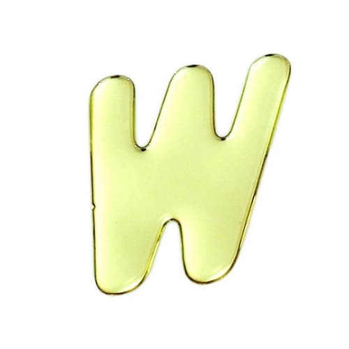 ゴールドメタル文字 W 60mm×1mm