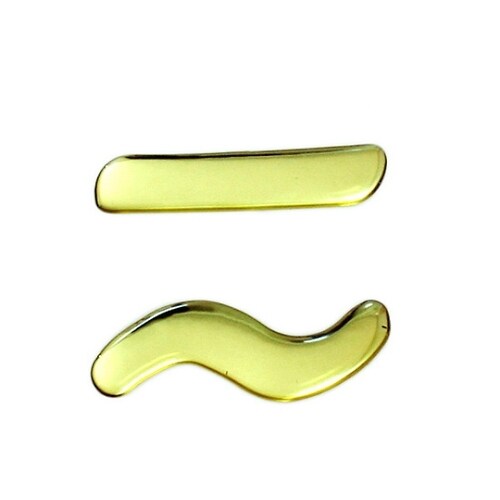 ゴールドメタル文字 ハイフンとナミ 60×1mm