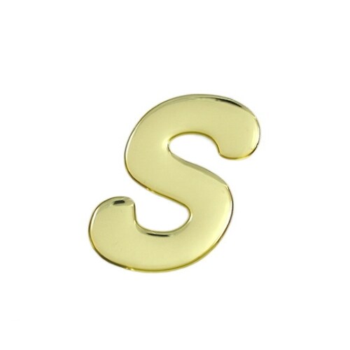 ゴールドメタル文字 S 60mm×1mm