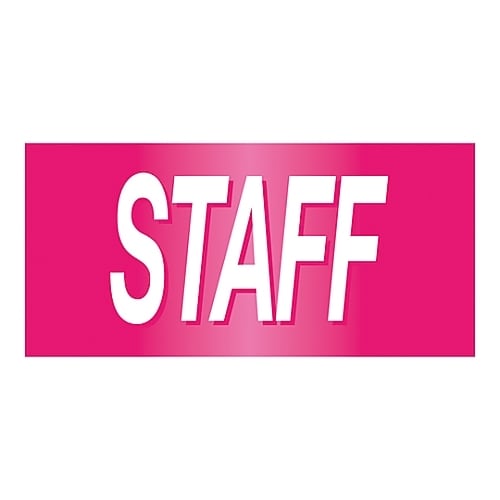 ゴム腕章 「STAFF」 GW−15M