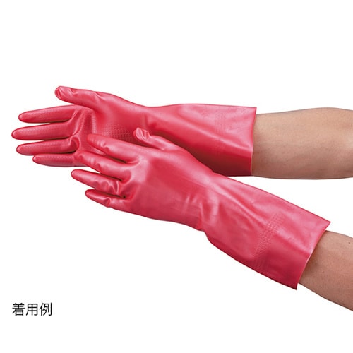 天然ゴム手袋 (ワークサヤン) M ピンク