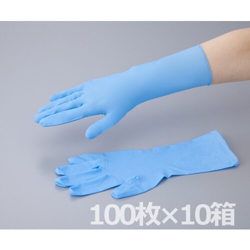 クリーンノールニトリル手袋 ロング S ケース