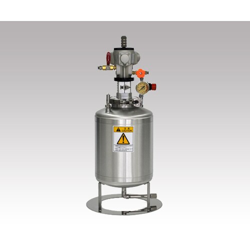 エアー攪拌機付きステンレス加圧タンク