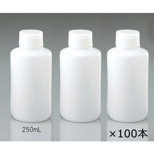 細口瓶HDPE製 250mL 100本 ケース販売