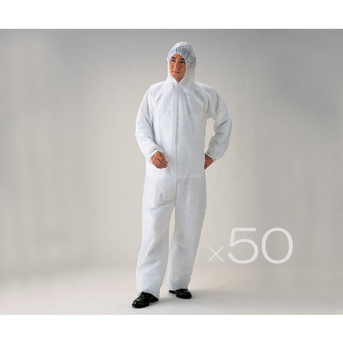 ディスポつなぎ服 50枚入 男性用