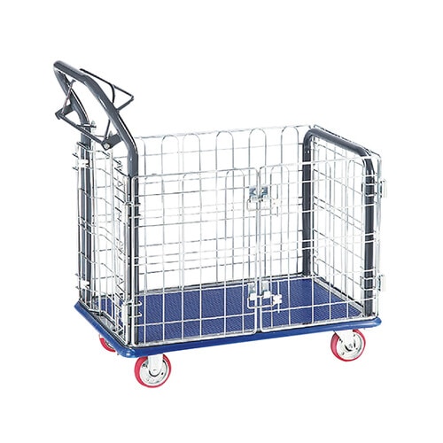 観音扉型金網台車 150kg NK107K−HB
