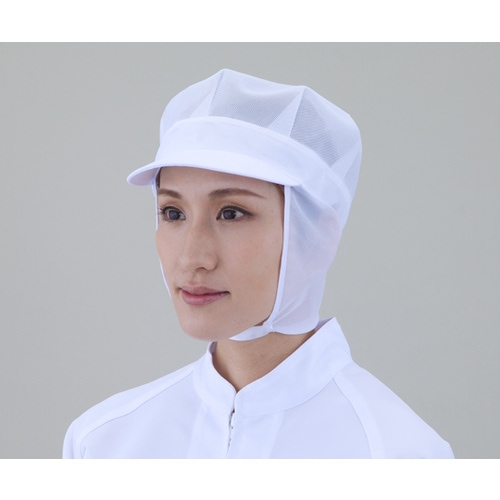 衛生帽子男女兼用 全メッシュ八角トリタレアゴテープ