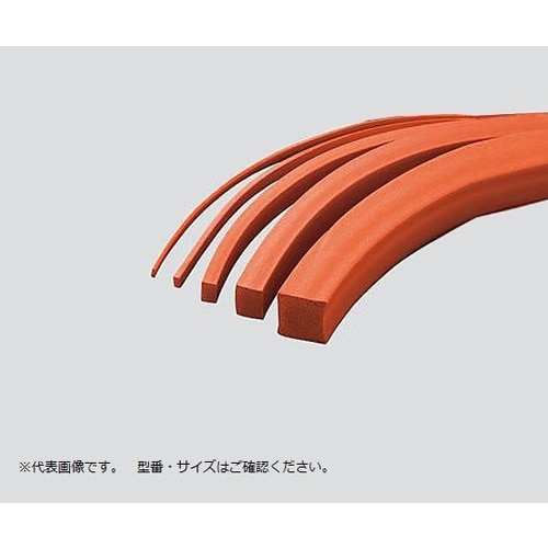 シリコーンスポンジ紐(赤)角 10mm×50mm