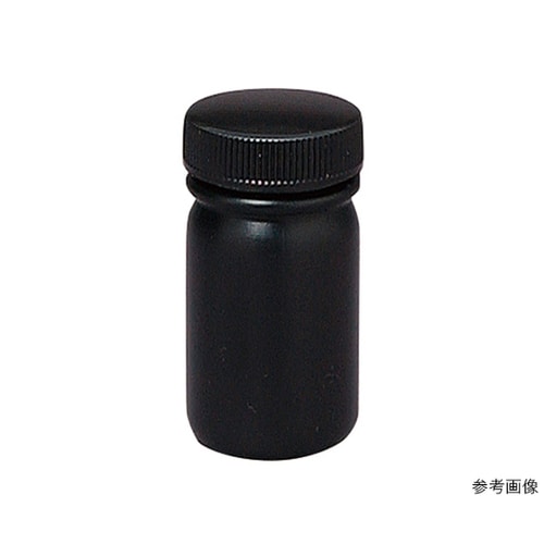広口びん 黒色 PE 100mL
