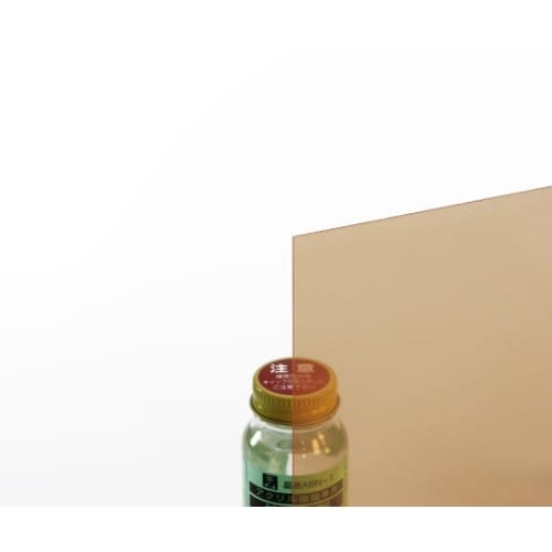 塩ビ板 0.5×910×300mm オレンジ透明