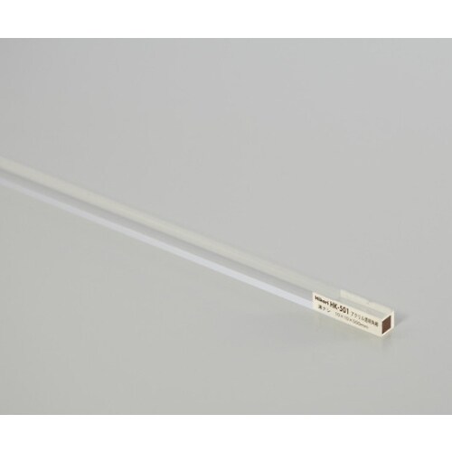 アクリル透明角棒 溝ナシ