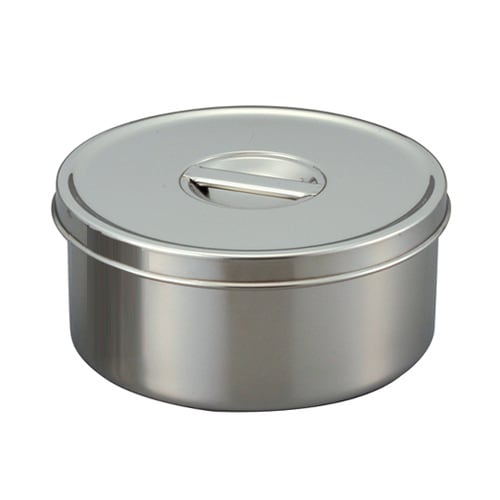 ツマミ付き ステンレス丸型ポット 1.6L