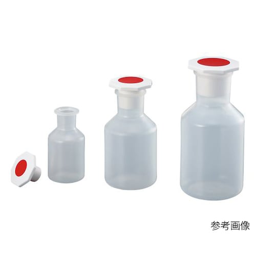 PP細口試薬瓶 (プラグ栓付) 2000mL