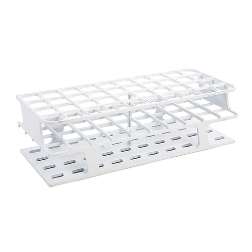 一体成型試験管立て 白 25φmm