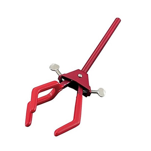カラー両開きクランプ 大 赤