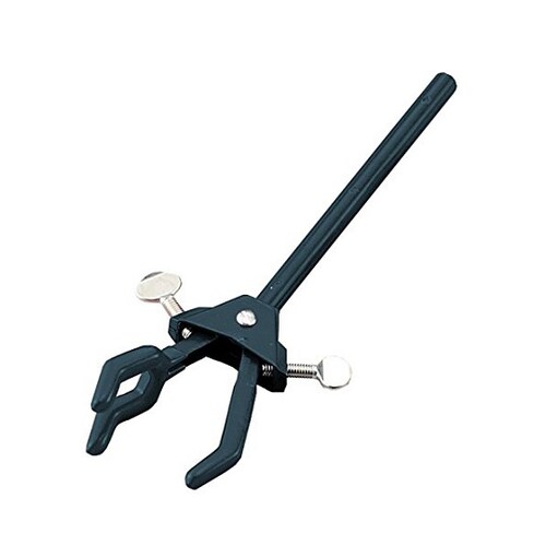 カラー両開きクランプ 小 黒