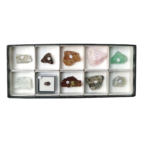 鉱物標本 蛍光鉱物標本10種