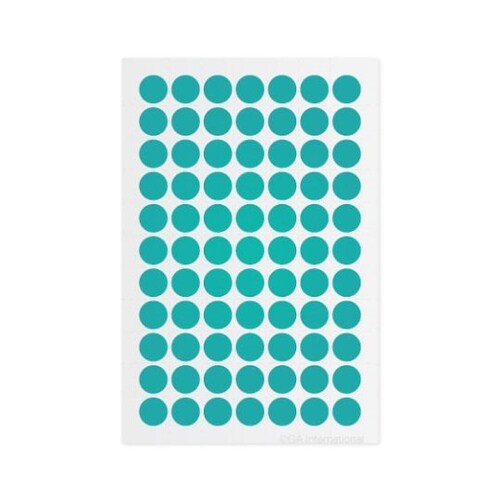 クライオドット ターコイズ 77ドット×6シート入