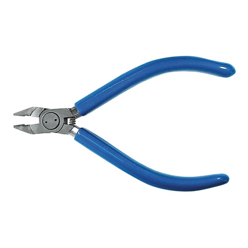 超硬刃付精密ニッパ バネ無 フラット刃