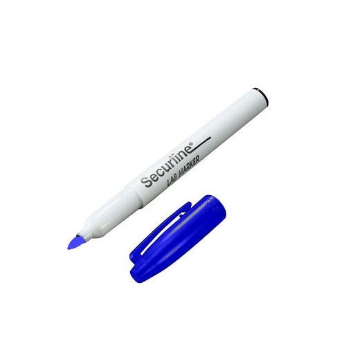 ラボ用マーカー 青 1mm 10本入