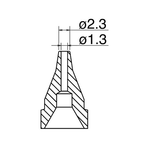 はんだ吸取器用ノズル N61−06