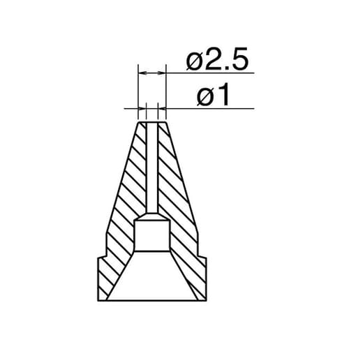 はんだ吸取器用ノズル N61−08