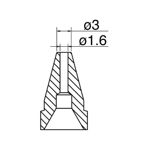 はんだ吸取器用ノズル N61−10