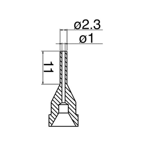 はんだ吸取器用ノズル N61−12