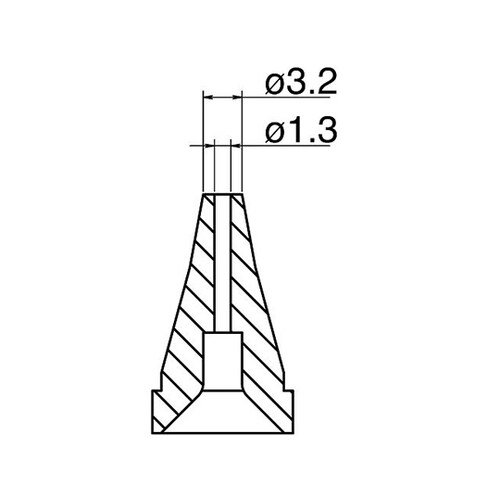 はんだ吸取器用ノズル N60−03
