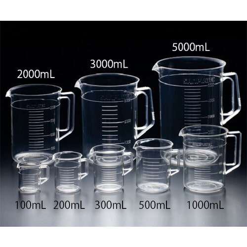 TPX手付きビーカー 200ml