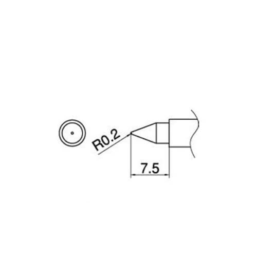 携帯型はんだごて 交換用こて先