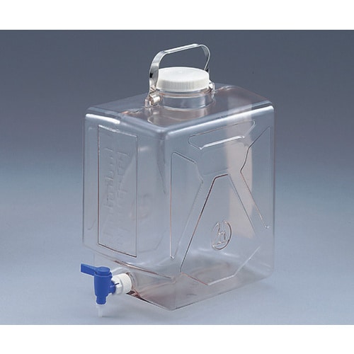 ナルゲン透明活栓付角型瓶2322 20L