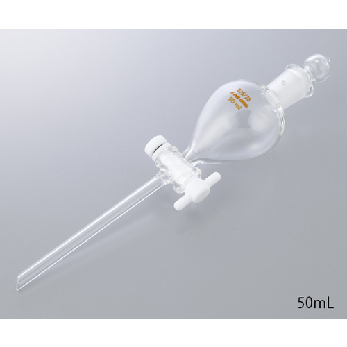 テフロンプラグ付分液ロート 2000ml