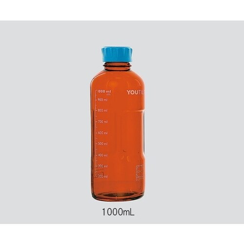 ユーティリティねじ口ボトル 茶 1L