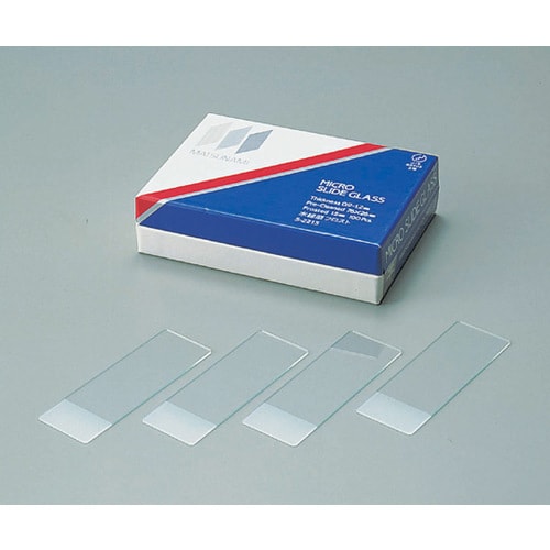 フロストスライドグラス 白切放No.2 100枚入