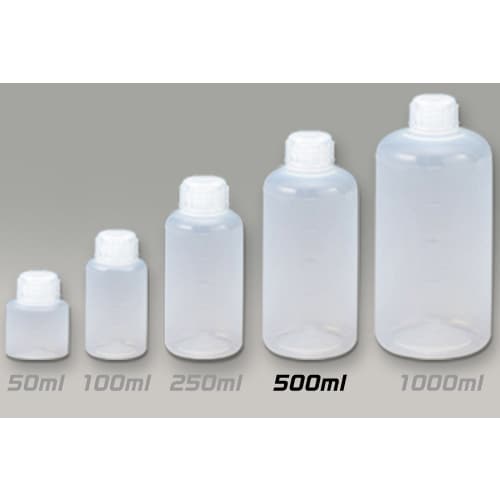 PFAボトル (中栓付き) 細口 500mL