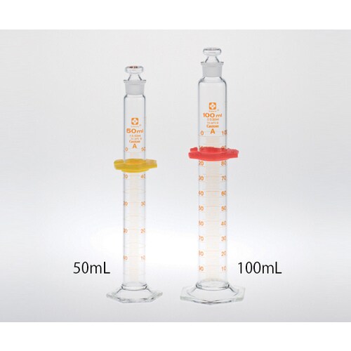 有栓メスシリンダー カスタムA 100mL