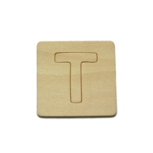 SB45−T シナベニア抜文字 T