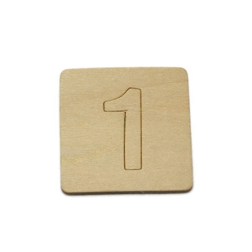 SB45−1 シナベニア抜文字 数1