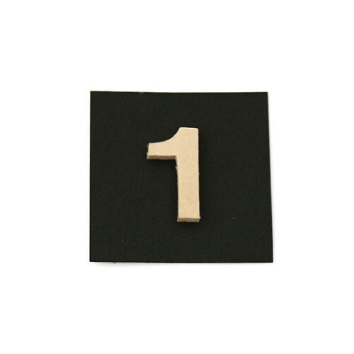 PSB25−1 木製文字 P式 数1