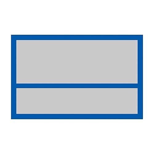 ヘルメット用ステッカー 無地タイプ HL