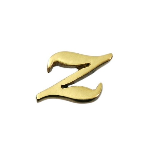 QS20−Z 真鍮ゴールド文字 小文字z