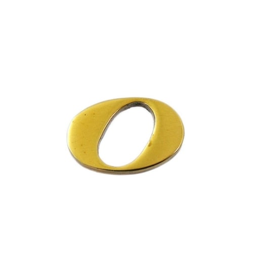 QS20−O 真鍮ゴールド文字小文字英o