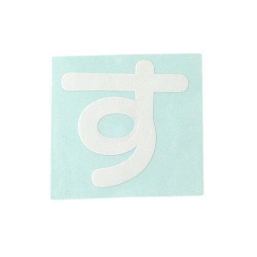 CL30W−ス カットシート文字 白 す