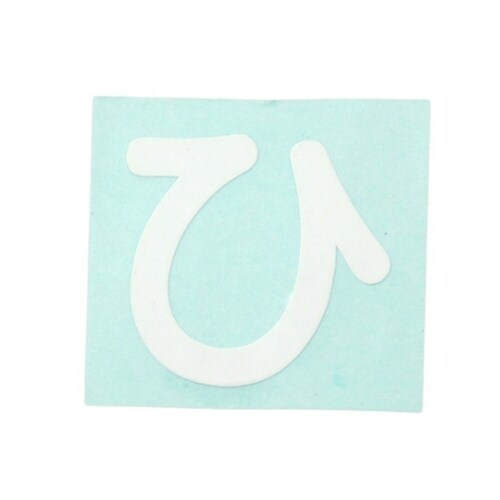 CL30W−ヒ カットシート文字 白 ひ