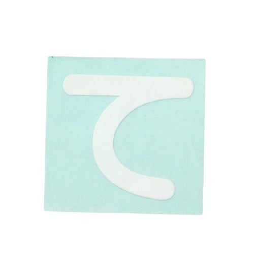 CL30W−テ カットシート文字 白 て