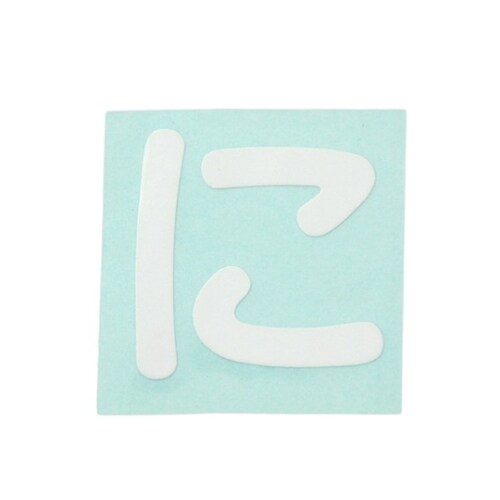 CL30W−ニ カットシート文字 白 に